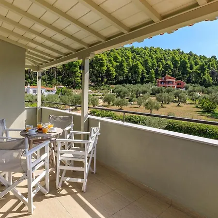 Luxury With Private Pool In Skopelos, Ideal For Families, Aelia By Kardous Villa *