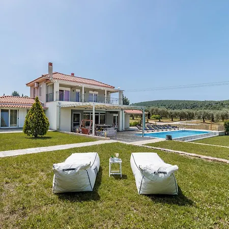 Luxury With Private Pool In Skopelos, Ideal For Families, Aelia By Kardous *