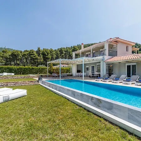 Luxury With Private Pool In Skopelos, Ideal For Families, Aelia By Kardous